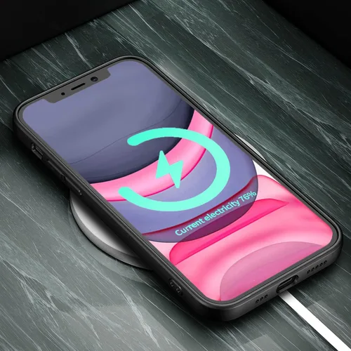 Miniatura 7 de FanTEK Funda protectora compatible con iPhone 11, antiarañazos y huellas dactilares, color negro mate