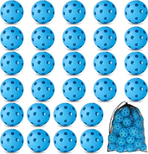 Miniatura 9 de Mototo 12/30/60 Pelotas de béisbol de práctica para golpear, pelotas de béisbol suaves de plástico de 2.8 pulgadas para práctica, pelota suave