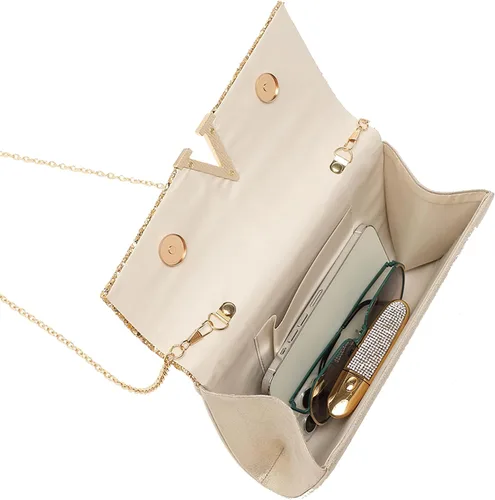 Miniatura 22 de LETODE Bolsos de mano para mujer, bolsos de noche y embragues para mujer, bolsos de sobre, bolsos de fiesta, baile de graduación, bolso de boda