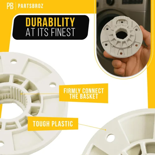 Miniatura 4 de PartsBroz W10528947 Kit de buje de accionamiento de arandela W10396887 para Whirlpool MVWC565FW1 MVWC565FW2 WTW5000DW3 MVWX655DW1 WTW5000DW1