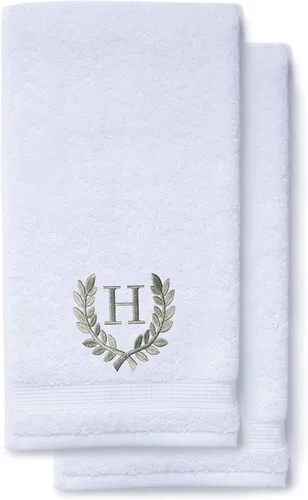 Miniatura 73 de Toallas de mano decorativas y con monograma para baño, cocina, maquillaje Regalo personalizado para boda-nupcial Toalla turca de lujo