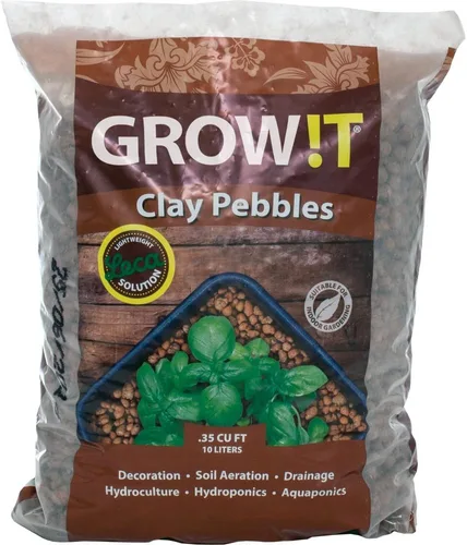 Miniatura 6 de GROW!T GMC40l - Piedrecillas de arcilla de 4mm a 16mm, Marrón, (Bolsa de 40 litros) - Hechas de arcilla 100% natural, Pueden ser utilizadas