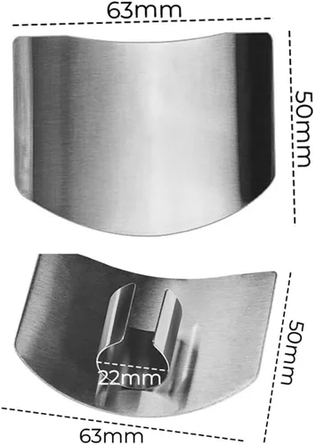 Miniatura 6 de Protector de dedos de acero inoxidable, nuevo protector de dedos 2023 para cortar alimentos, herramienta de corte premium protector de dedos, 6