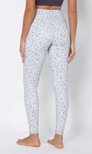 Miniatura 2 de ODODOS Leggings de yoga de cintura cruzada para mujer con bolsillo interior, 23"25"28" pantalones de yoga de entrenamiento con cruce fruncido