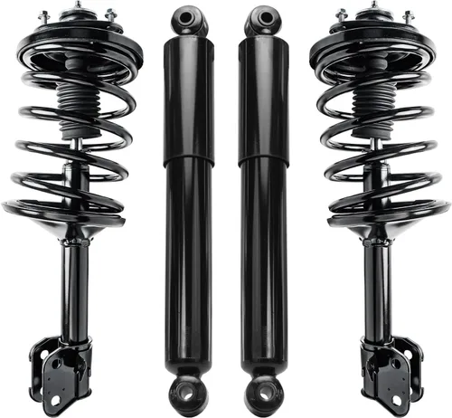 Miniatura 10 de Detroit Axle - Amortiguadores de puntales RWD para Infiniti G35 03-06, 2 amortiguadores traseros, 2 puntales delanteros y muelles helicoidales 2003