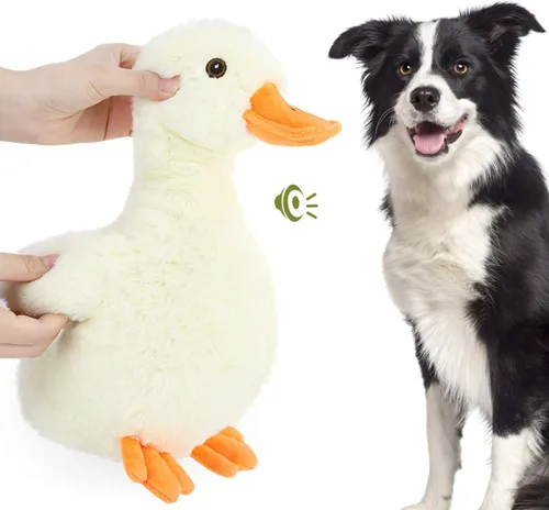 Miniatura 10 de Pawaboo Juguete de peluche para perro, [2 unidades] no tóxico, súper suave, de piel sintética, erizo, juguete de entrenamiento para morder, juguetes