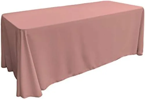 Miniatura 233 de LA Linen Mantel rectangular lavable de popelín de poliéster, resistente a las manchas y a las arrugas, cubierta de mesa 60x84, mantel de tela