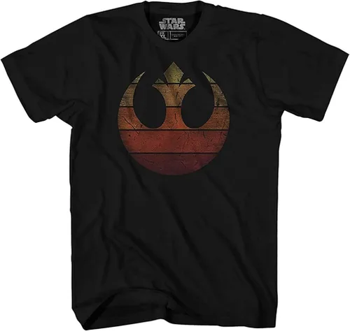 STAR WARS Rebel Alliance Rebellion Symbol - Camiseta para hombre adulto, Carbón vegetal