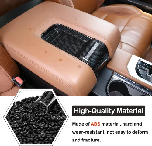 Miniatura 3 de Caja de reposabrazos para consola central de automóvil, cubierta de ranura para Toyot@a Tundra 2014-2021, bandeja organizadora de consola