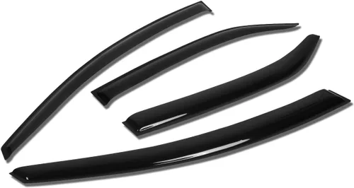 Miniatura 7 de DNA MOTORING WVS-T2-0174 - Juego de 4 protectores de lluvia para ventana Optima MG 06-10, color humo, deflector de sol, viento, lluvia