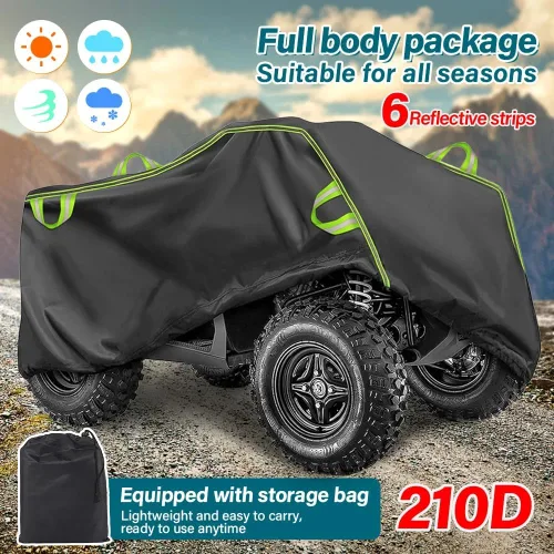 Miniatura 2 de ATV Cover for CFMoto UForce 1000 XL PRO Highland (6-Seat) 2024-2025, Heavy Duty Quad Cover, Thick 4 Wheeler Cover for Rain Dust Outdoor Storage