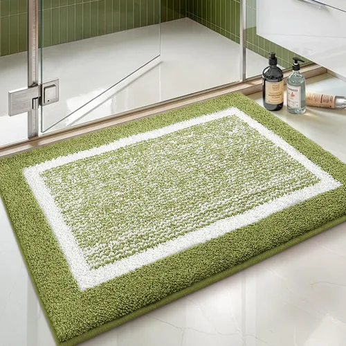 Miniatura 10 de Color&Geometry - Tapete, alfombra para baño Gris Blanco
