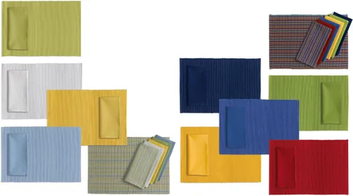 Miniatura 8 de DII - Juego de servilletas de colección sólida, 20x20 pulgadas, Azul ancla, 6
