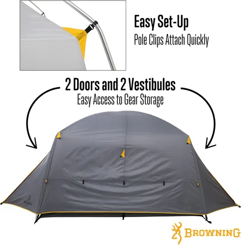 Miniatura 3 de Browning Camping Glacier - Tienda de campaña para 4 personas