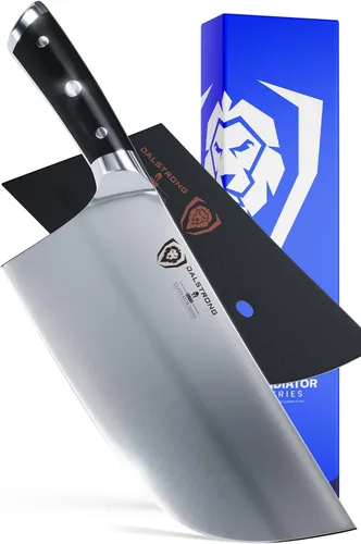Miniatura 11 de Dalstrong - Cuchillo de carnicero, 4.5 pulgadas, serie Gladiador Elite, cuchillo de cocina resistente para regalo, mango negro, cuchillo afilado