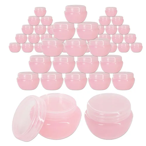 Miniatura 7 de Beauticom - Frascos (0.35 oz / 0.3 fl oz) esmerilados con revestimiento interior para guardar exfoliantes, aceites, ungüentos, cremas, lociones
