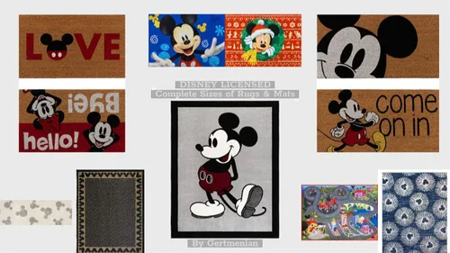 Miniatura 8 de Gertmenian 47534 Disney Mickey Mouse - Alfombra retro clásica de fibra de coco para entrada, paquete de 2 unidades, 20 x 34 pulgadas, color marrón