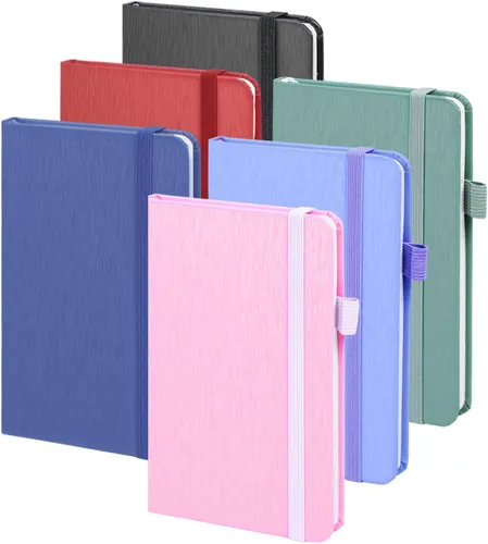 ONAVIA Cuaderno de bolsillo A6, cuadernos pequeños de diario, 160 páginas de tapa dura mini bloc de notas para escribir, trabajo, escuela y toma de