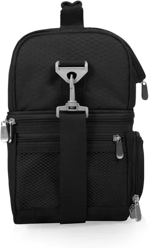 Miniatura 7 de PICNIC TIME NCAA Nebraska Cornhuskers Pranzo - Lonchera aislada con juego de pícnic, bolsa enfriadora para el almuerzo Negro