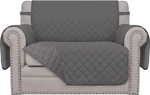 Miniatura 132 de Easy-Going - Funda para sofá, futón y sillón sin reposabrazos, reversible, resistente al agua, para mascotas y niños (azul oscuro/azul claro)