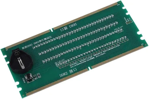 Miniatura 7 de VBESTLIFE - Tarjeta base de escritorio para PC, DDR 2/DDR 3 RAM con ranura de memoria RAM con luz LED