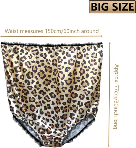 Miniatura 2 de Big Undies - Ropa interior divertida, ropa interior grande para mamá, ropa interior de talla grande, bragas de abuela de elefante blanco, regalo