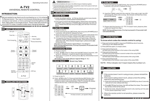 Miniatura 6 de Gmatrix Control remoto universal con botón grande - Embalaje al por menor (U-43)