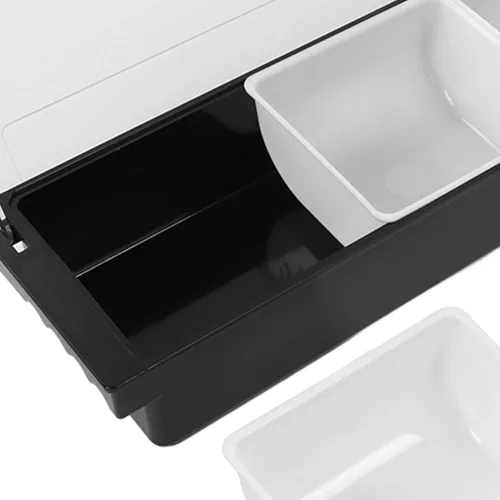 Miniatura 9 de Caja de condimentos de cocina, ollas de cocina, tapa de plástico, múltiples compartimentos, contenedor de frutas, contenedor de almacenamiento