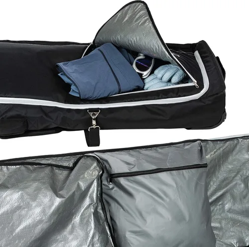 Miniatura 3 de Athletico Conquest - Bolsa de snowboard acolchada con ruedas - Bolsa de viaje para botas individuales de snowboard y snowboard