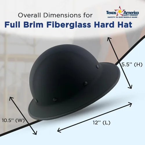 Miniatura 6 de Wolfjaw - Casco duro de fibra de vidrio de ala completa con suspensión de trinquete de 8 puntos, añade bordes y bolsa