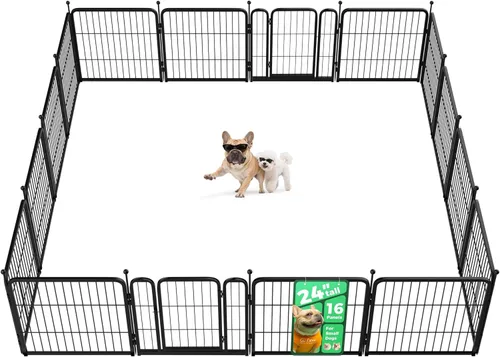 Miniatura 65 de FXW Rollick - Corralito para perros para patio, campamento con casa rodante, patentado, 24 pulgadas, 2 paneles