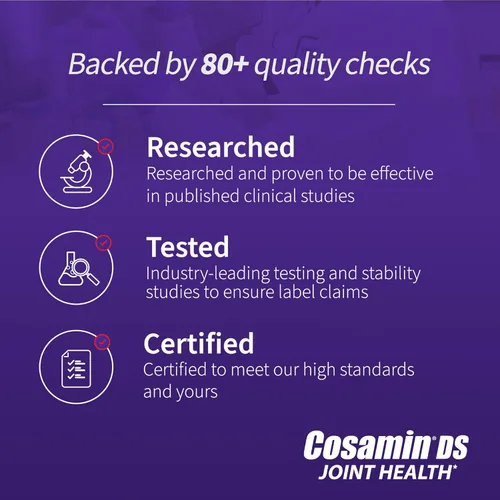 Miniatura 9 de Cosamin DS, suplemento para la salud de las articulaciones de glucosamina y condroitina #1, 150 cápsulas "fáciles de tragar