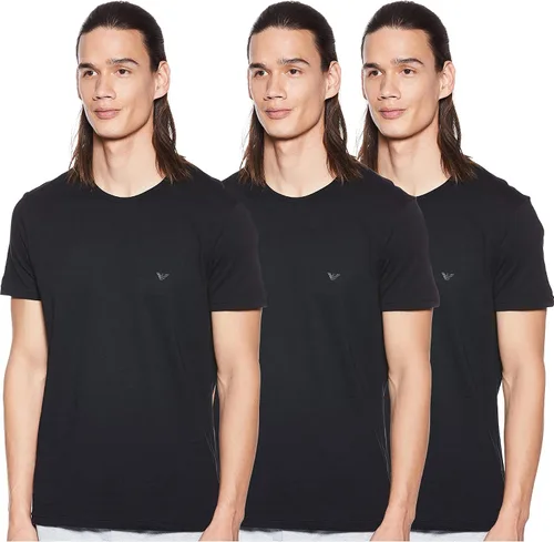 Miniatura 3 de Emporio Armani Remera cuello caja para hombre, pack de 3
