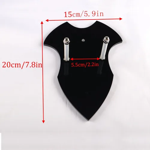 Miniatura 2 de Soporte vertical de acrílico para espada, para 1 espada, katana o hacha, soporte resistente para espada para pared, exhibición de espada samurái
