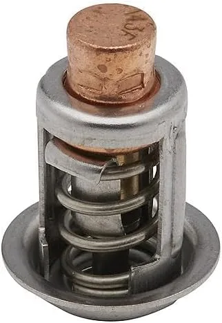 Quicksilver 8M6010302 Termostato de 143 grados para Evinrude, Johnson y OMC 2-Cycle 6-55 hp y fuerabordas V-4 y V-6 de flujo cruzado