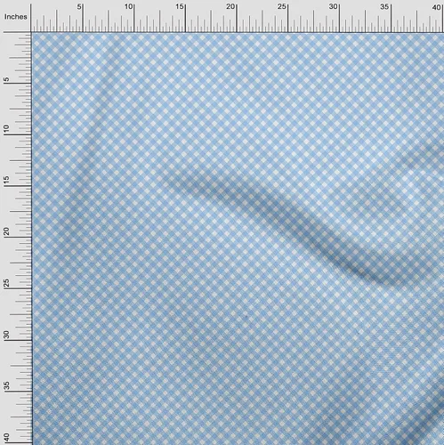 Miniatura 4 de oneOone Tela de algodón flexible de tela negra a cuadros de tela de costura por yarda Impreso DIY Ropa Suministros de costura 40 pulgadas