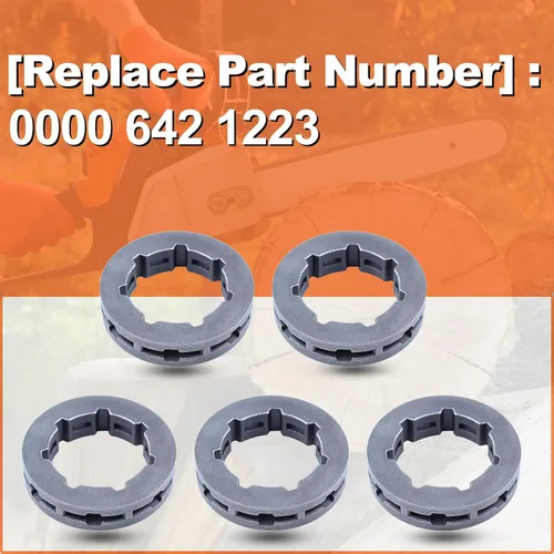 Miniatura 2 de Piñón de llanta 3/8 7T para Stihl MS660 066 MS650 064 MS661 MS460 046 MS461# 68210, rueda dentada