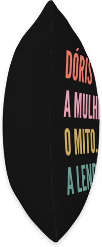 Miniatura 2 de Funny Portuguese First Name Design - Dóris Throw Pillow