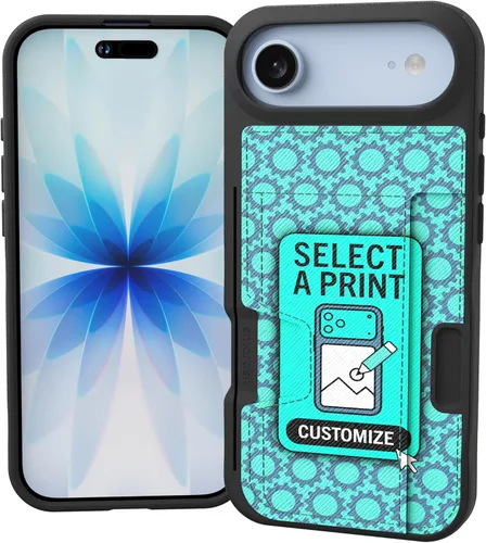 Miniatura 97 de Smartish Funda tipo cartera para iPhone 13 Pro – Wallet Slayer Vol. 2 [delgada + protectora] tarjetero con función atril - Black Tie Affair