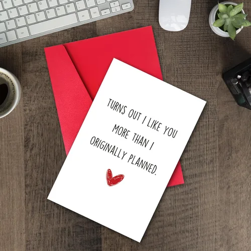 Miniatura 6 de TQDaiker Divertida tarjeta de aniversario para marido, novio, preciosa tarjeta del día de San Valentín de esposa, novia, tarjeta de amor para él
