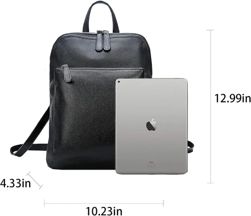 Miniatura 4 de Heshe Mochila de piel vintage casual para mujer para damas y niñas