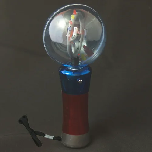 Miniatura 5 de Varita giratoria intermitente de meteorito con luz LED, patrón de cambio de bola mágica, novedoso, orbe sensorial, recuerdo de fiesta, necesidades
