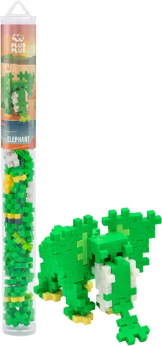 Miniatura 11 de Plus Plus Juego de bloques de construcción de figuras de animales 3D, 70 piezas de rompecabezas entrelazadas, divertidos juguetes de tallo