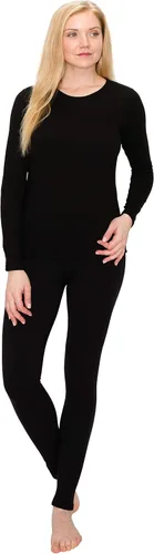 Miniatura 8 de ALWAYS Conjunto de ropa interior térmica para mujer, forro polar de alta calidad, suave, cálido, largo, capa base, ropa térmica