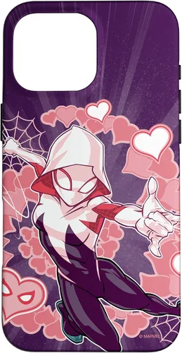 Miniatura 19 de Marvel Spider-Man Into The Spider-Verse Gwen Stacy Hearts - Carcasa para iPhone 17