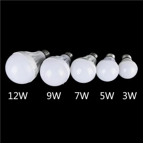 Miniatura 4 de Fengyan Home Bulbs 5 piezas AC85-265V Sonido inteligente activado por voz Sensor Bombillas LED Bombilla LED E27 3W 5W 7W 9W 12W lámpara de inducción