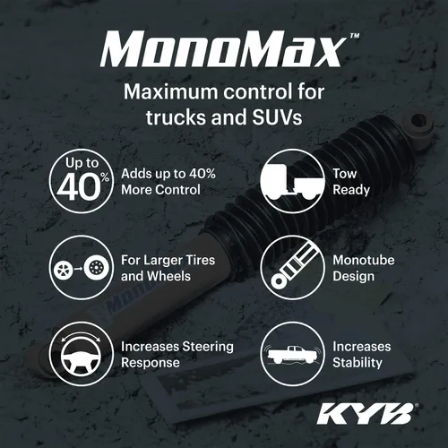 Miniatura 4 de KYB 565063 MonoMax - Amortiguador de gas, color rojo