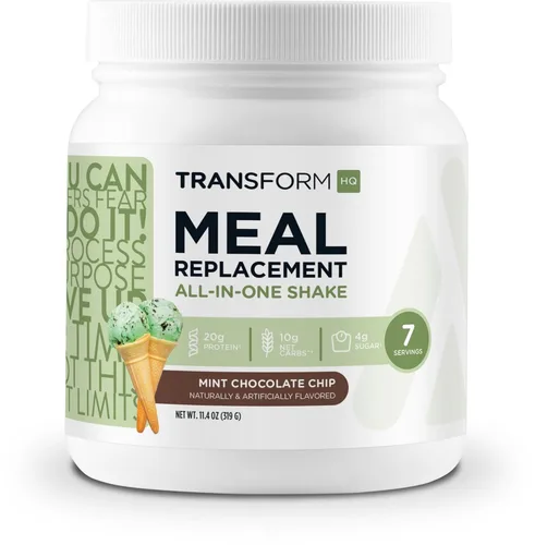Miniatura 8 de TransformHQ Batido en polvo de reemplazo de comidas, 7 porciones (crema de naranja), sin gluten, sin OMG