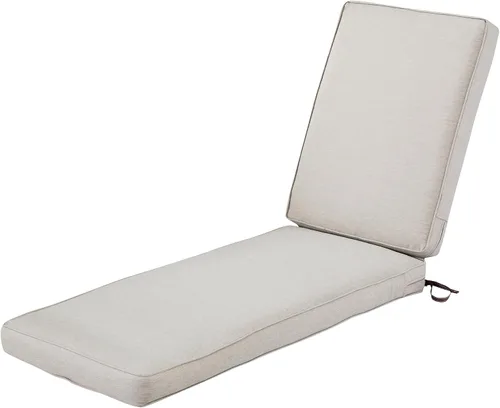 Miniatura 16 de Classic Accessories Montlake® FadeSafe® - Cojín resistente al agua para chaise longue de patio de 74 x 23 x 3 pulgadas, beige antiguo