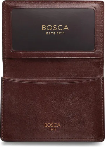 Miniatura 4 de Bosca - Funda para tarjetas de 2 bolsillos de piel Dolce para hombre